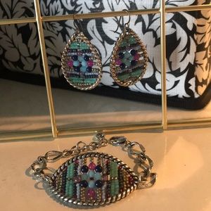 Brighton bracelet and earrings set